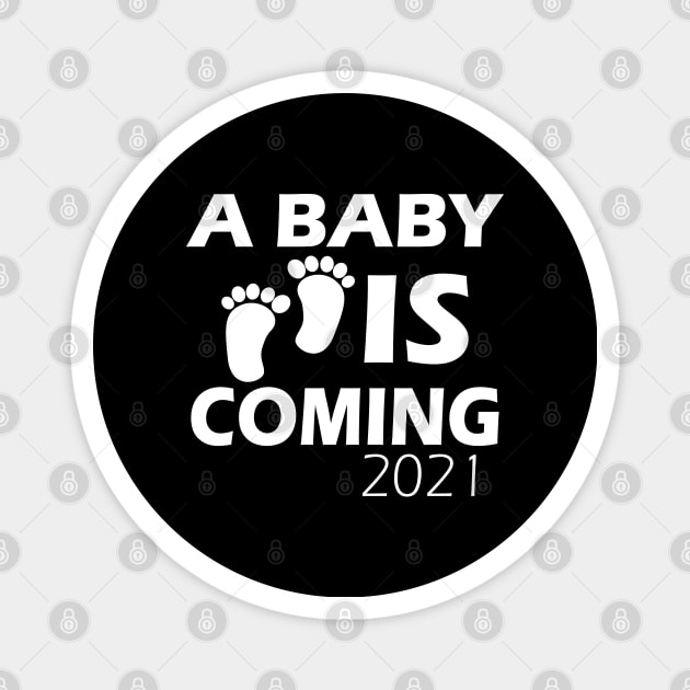 Pregnant - A baby is coming Magnet by KC Happy Shop